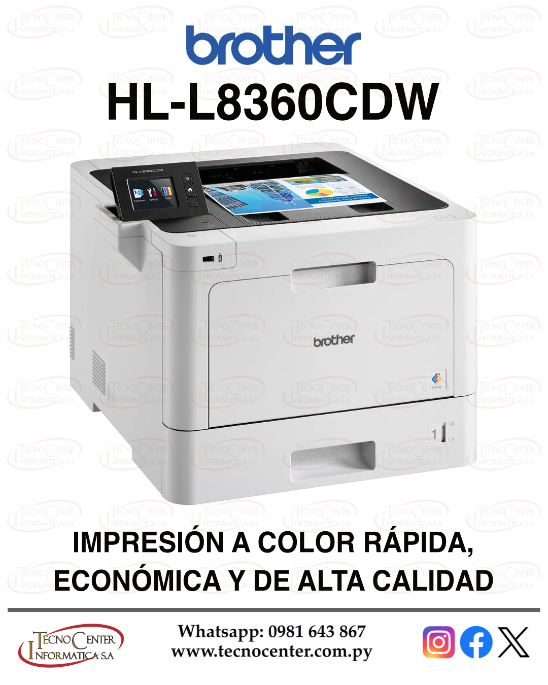 Impresora Láser Color Brother HL-L8360CDW